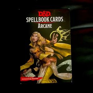 DND spell book cards used